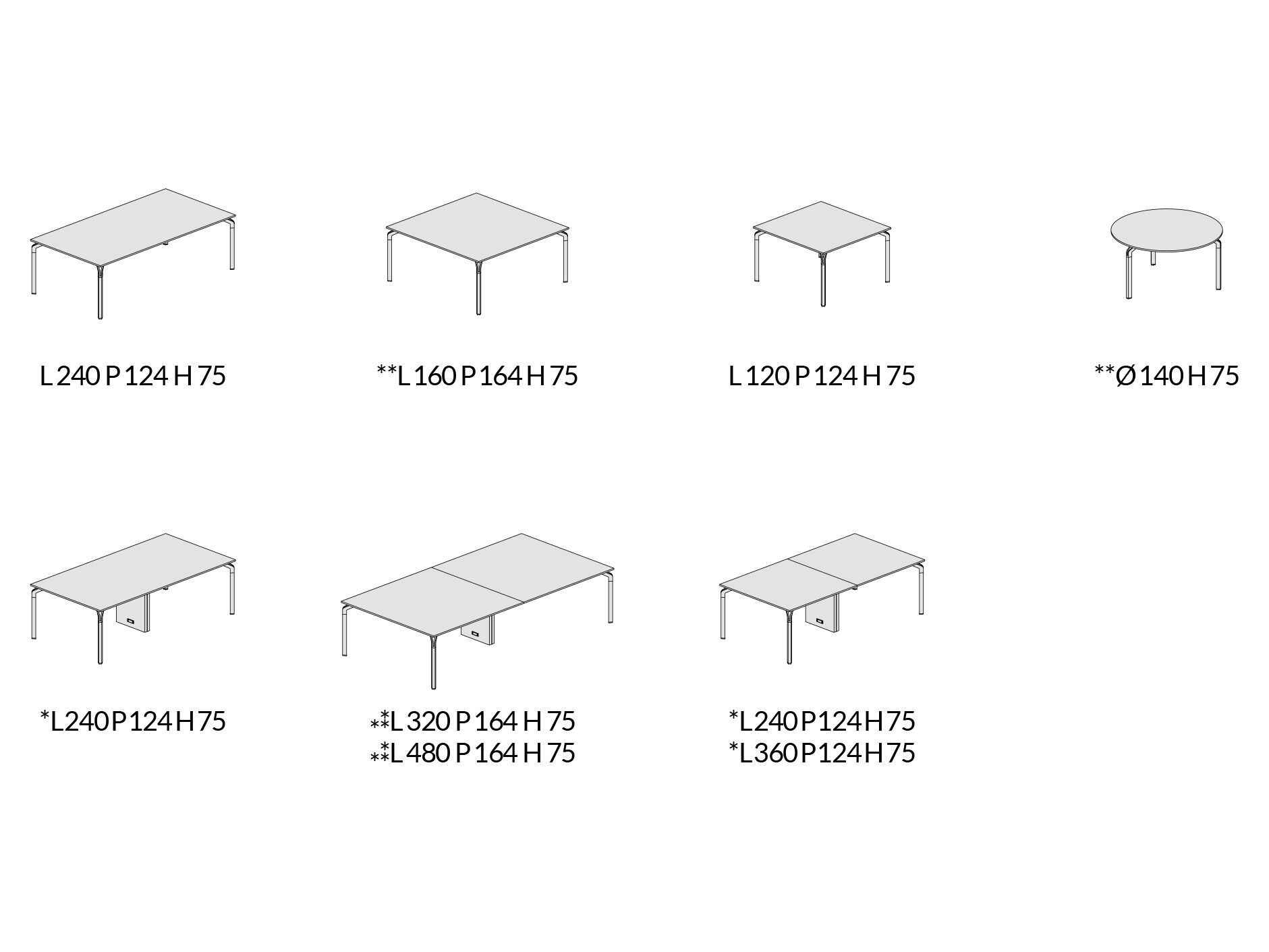 Стол / Стол для совещаний из меламина About Office йога ARCH-00092308 - Вид №10