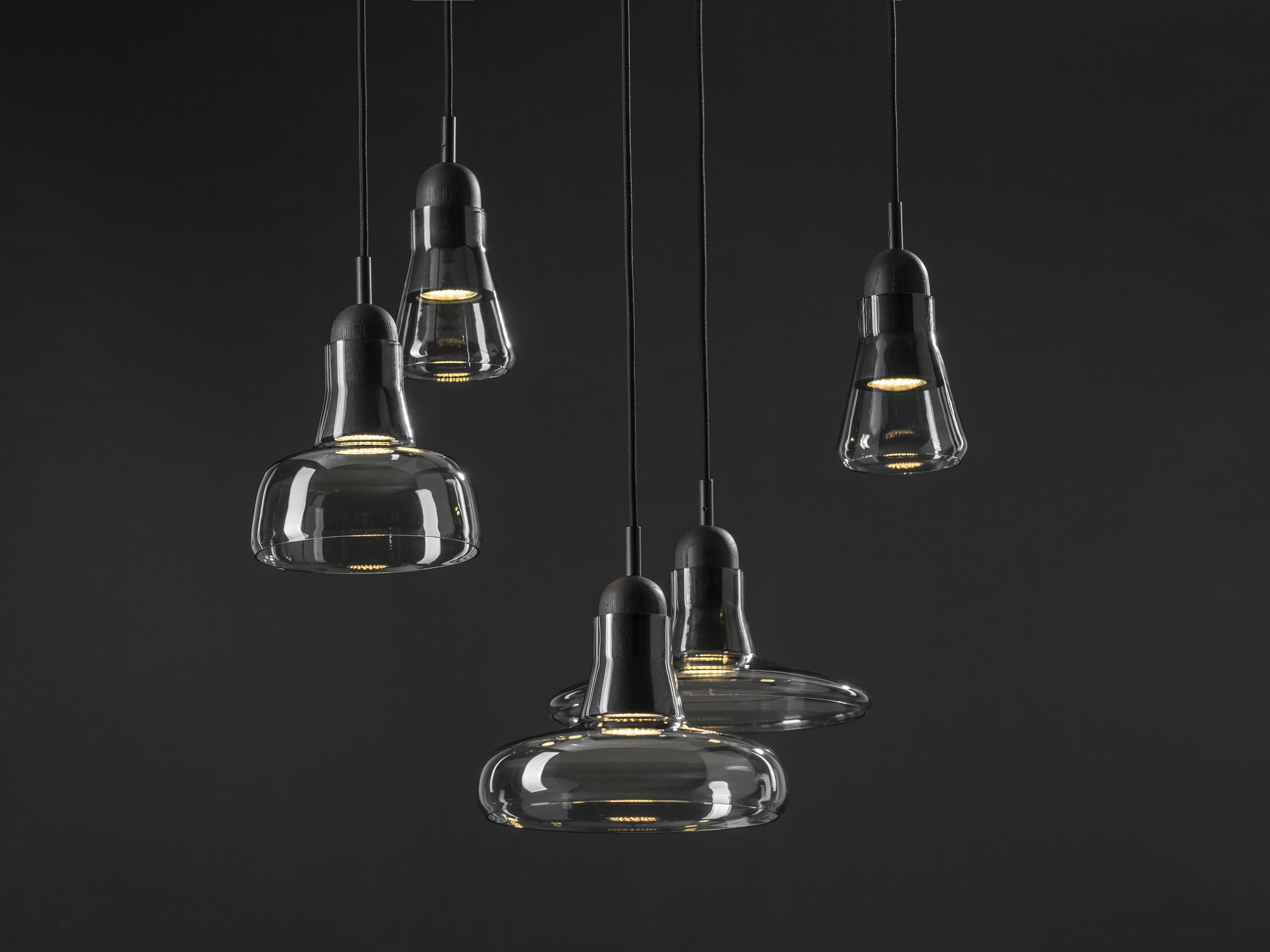 Подвесной светильник из дутого стекла с регулируемой яркостью BROKIS Тени ARCH-00150384 - Вид №48