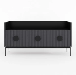 Комод серый с 3 дверцами Uno BRAGIN DESIGN LIVING 00-3974664 Серый