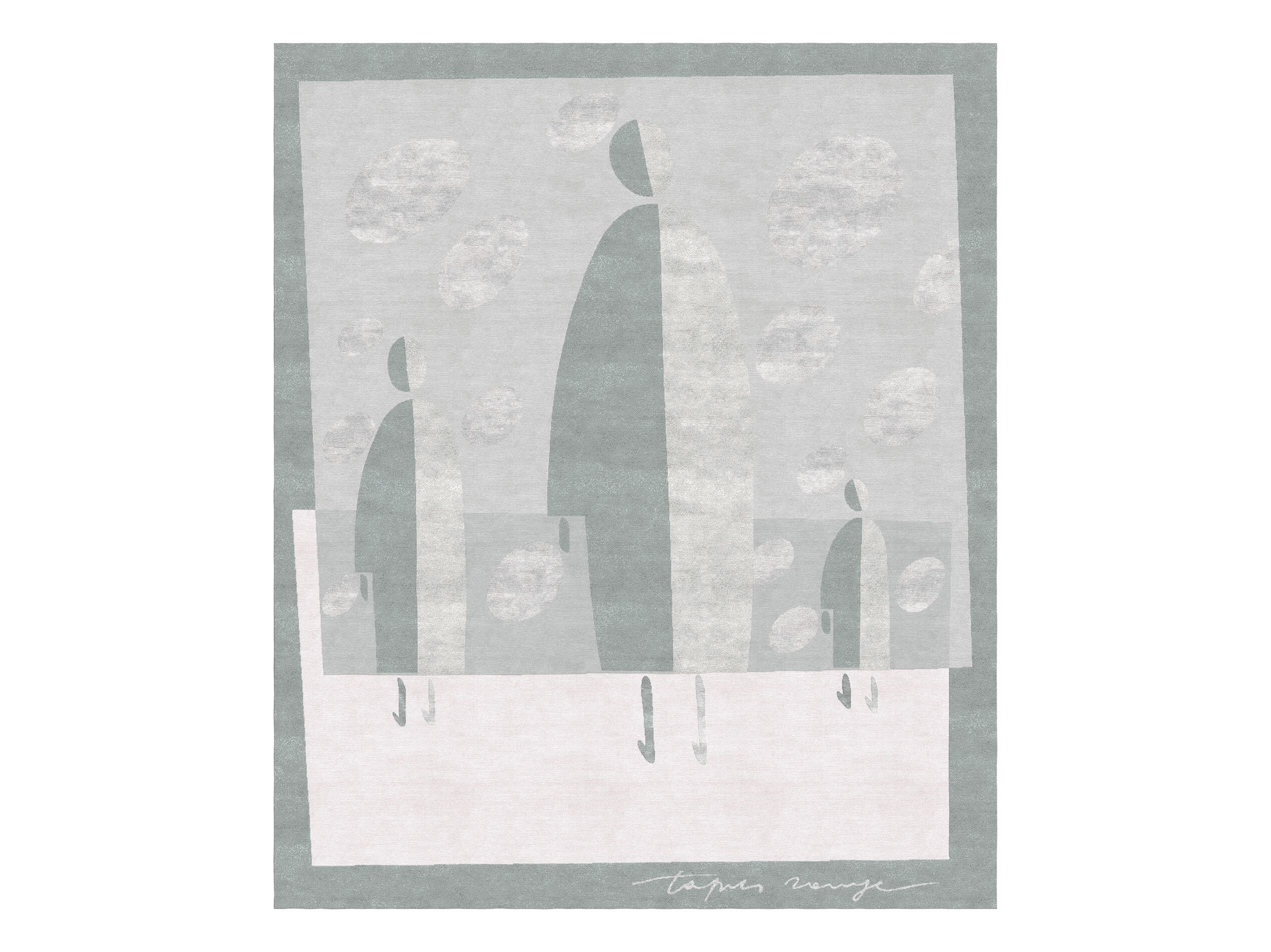 Прямоугольный ковер ручной работы Tapis Rouge Ambiance ARCH-00104544