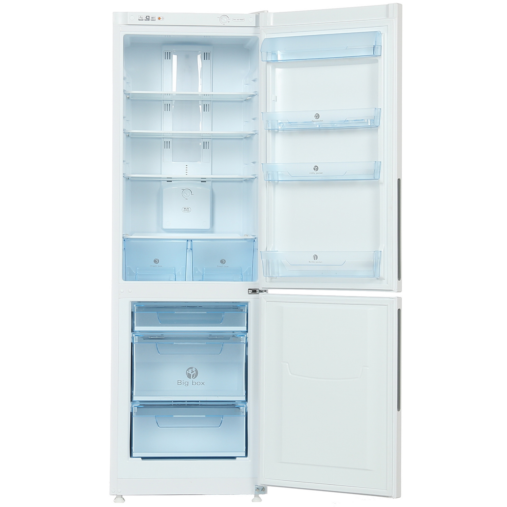 8140599 Холодильник с морозильником   Pozis RK-FNF-170W белый STDN-0004216 - Вид №1