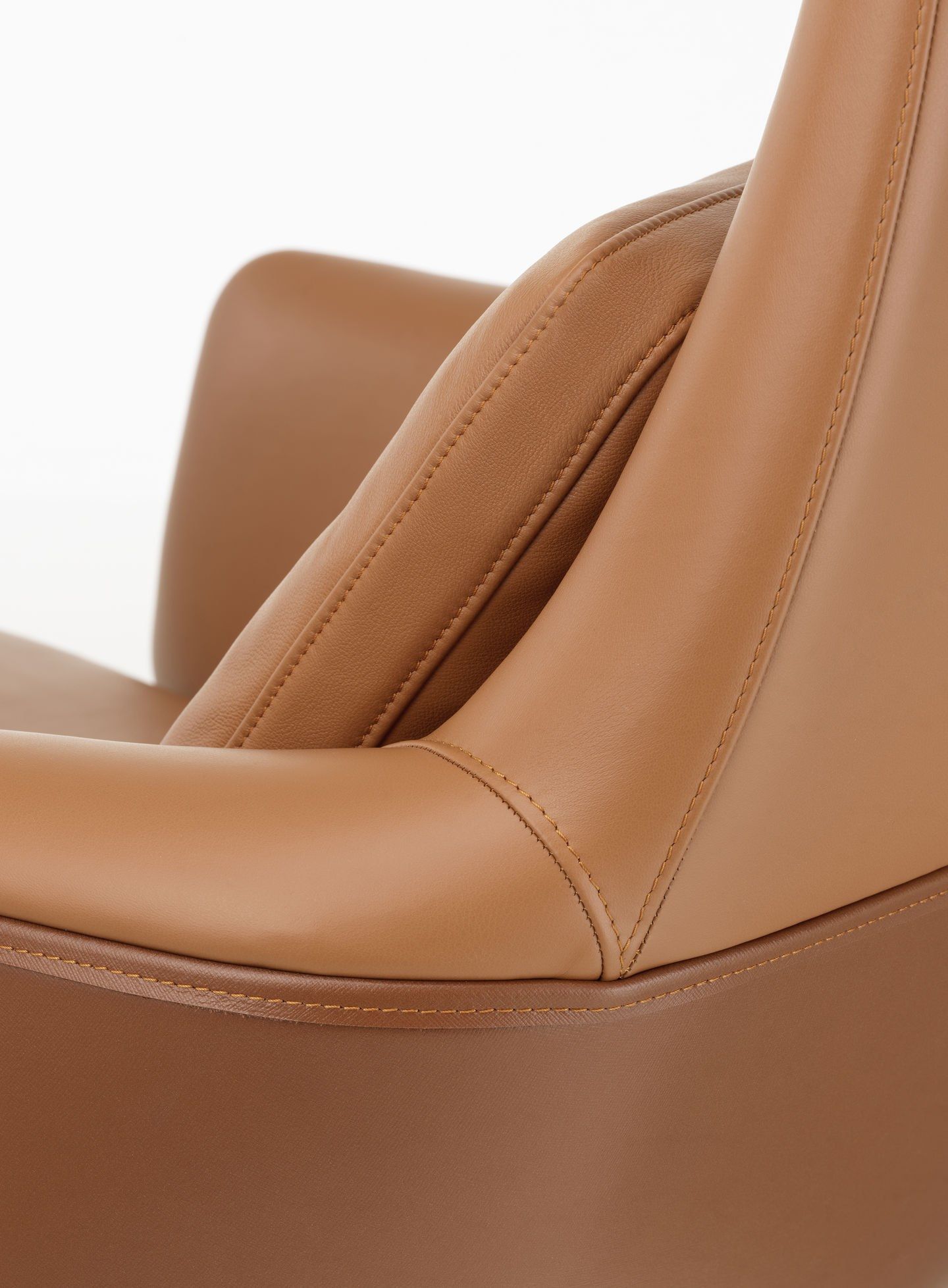 Кожаный спиц кресло с подголовником VITRA Grand Relax ARCH-00138583 - Вид №12