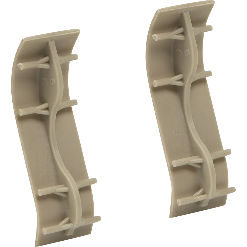 Соединитель для напольного плинтуса «Светлый Мрамор» 47 мм 2 шт. 18221119 STLM-2006102 BOLES  - Вид №1