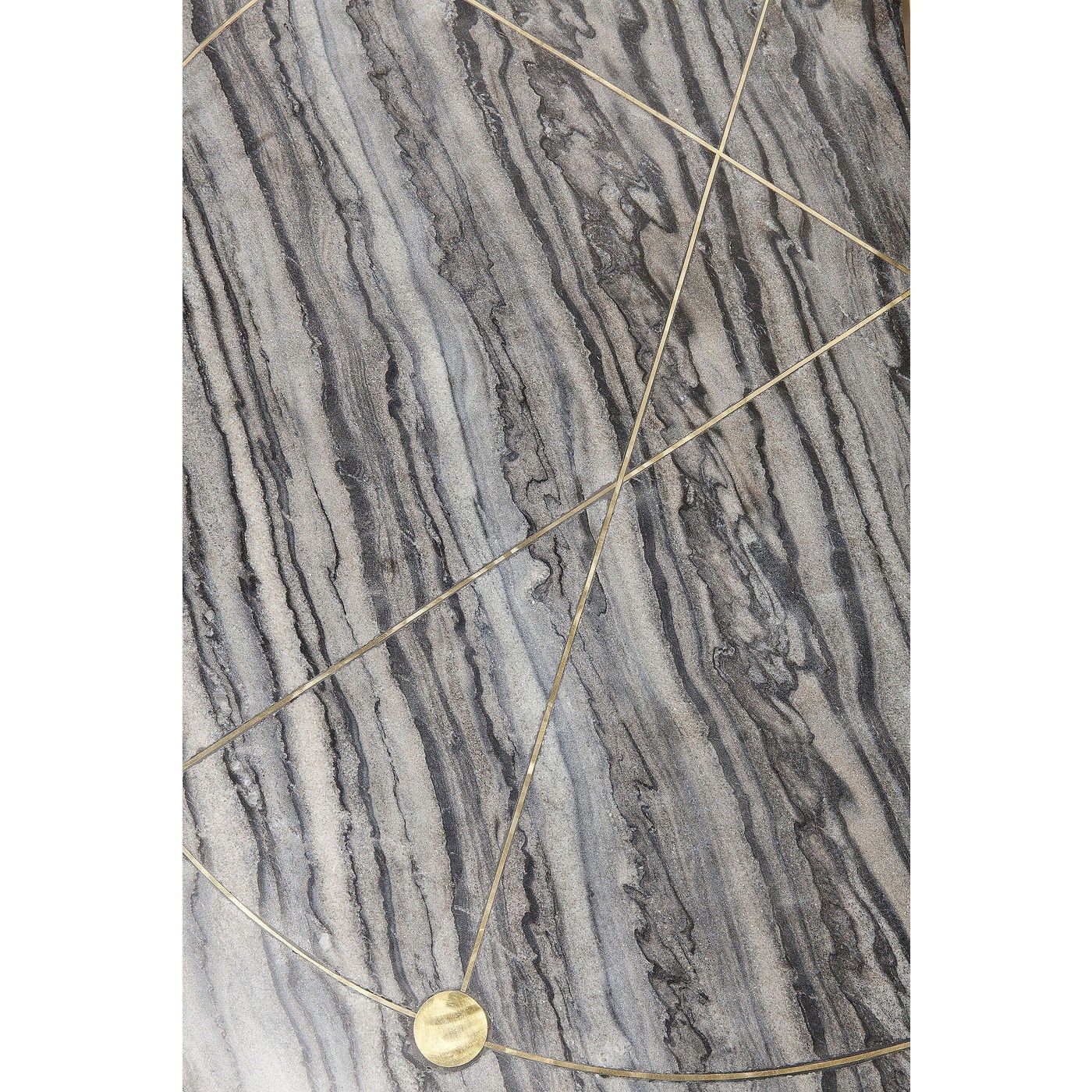 Мраморный низкий круглый журнальный столик KARE Design MYSTIC ARCH-00105562 - Вид №5