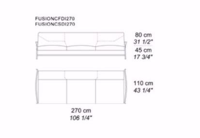i 4 Mariani 4-х местный тканевый диван sun-id-1510770 - Вид №3