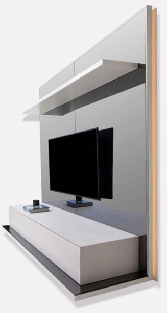 MORADA Стенка для хранения из дерева и стекла со встроенным освещением Sunrise Sunrise wu - Вид №1