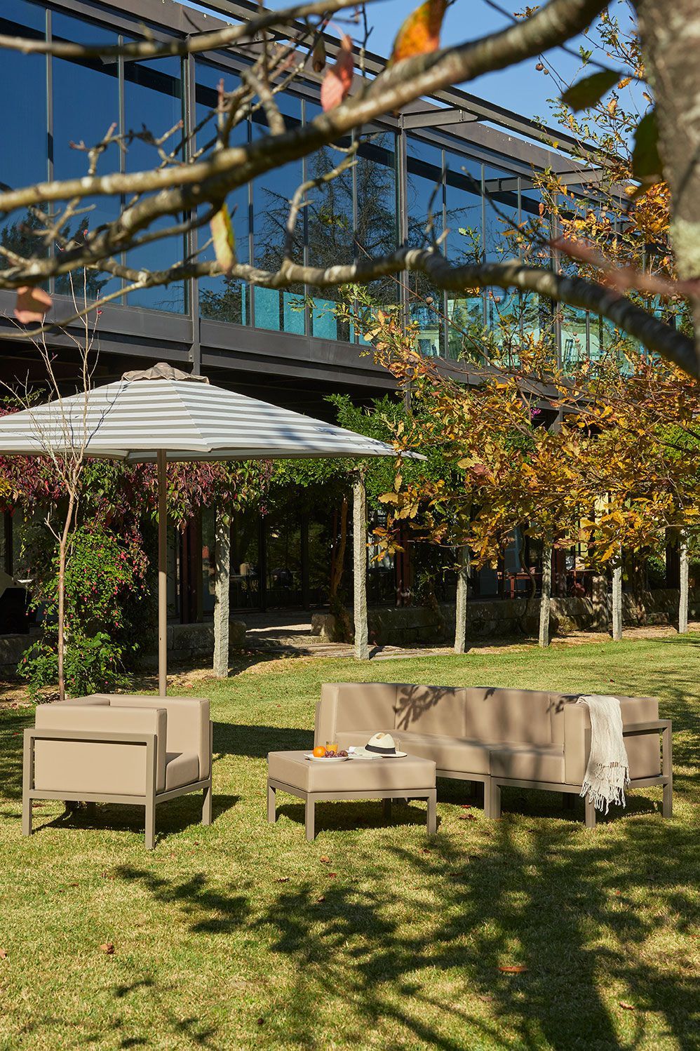 Алюминиевый и олефиновый квадратный зонтик Ezpeleta EOLO OLEFIN ARCH-00054200 - Вид №2