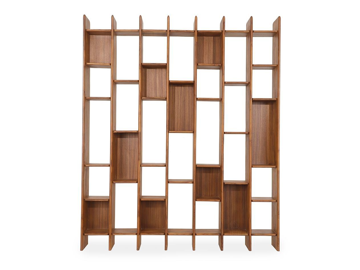 Книжный шкаф из тикового дерева Alankaram OLIKA ARCH-00097861