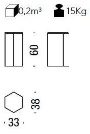 Moroso Шестиугольный журнальный столик sun-id-1410567 - Вид №2