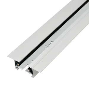 Трековый шинопровод встраиваемый однофазный 2 м цвет белый