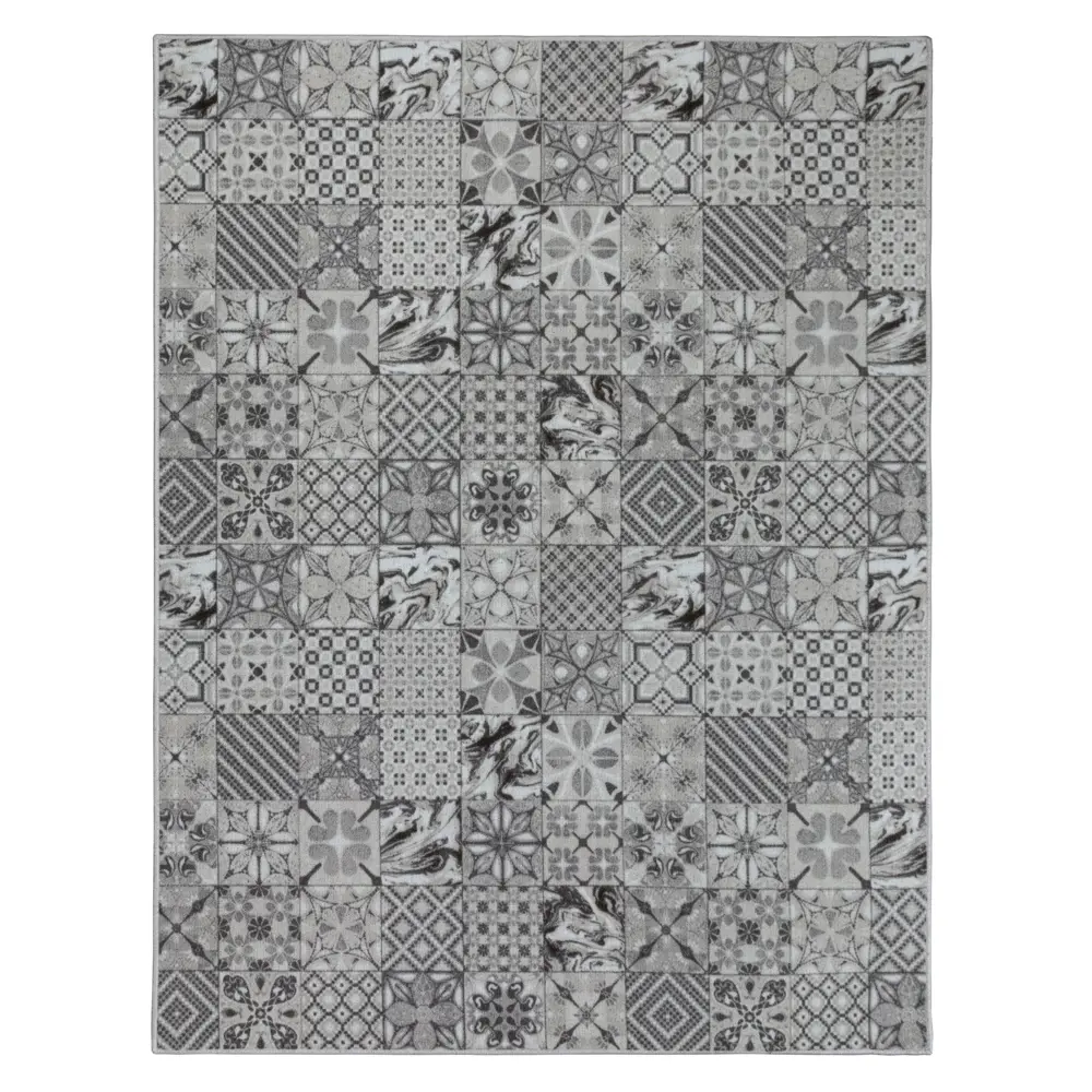 Ковер Пралеска 160x200 см полиамид P2864/А2/124 цвет серо-белый 89360132 STLM-2047697 ВИТЕБСКИЕ КОВРЫ  - Вид №1