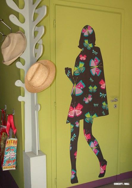 CONCEPTUWALL Декор из клейкой ткани Silhouettes sun-id-1391006 - Вид №7