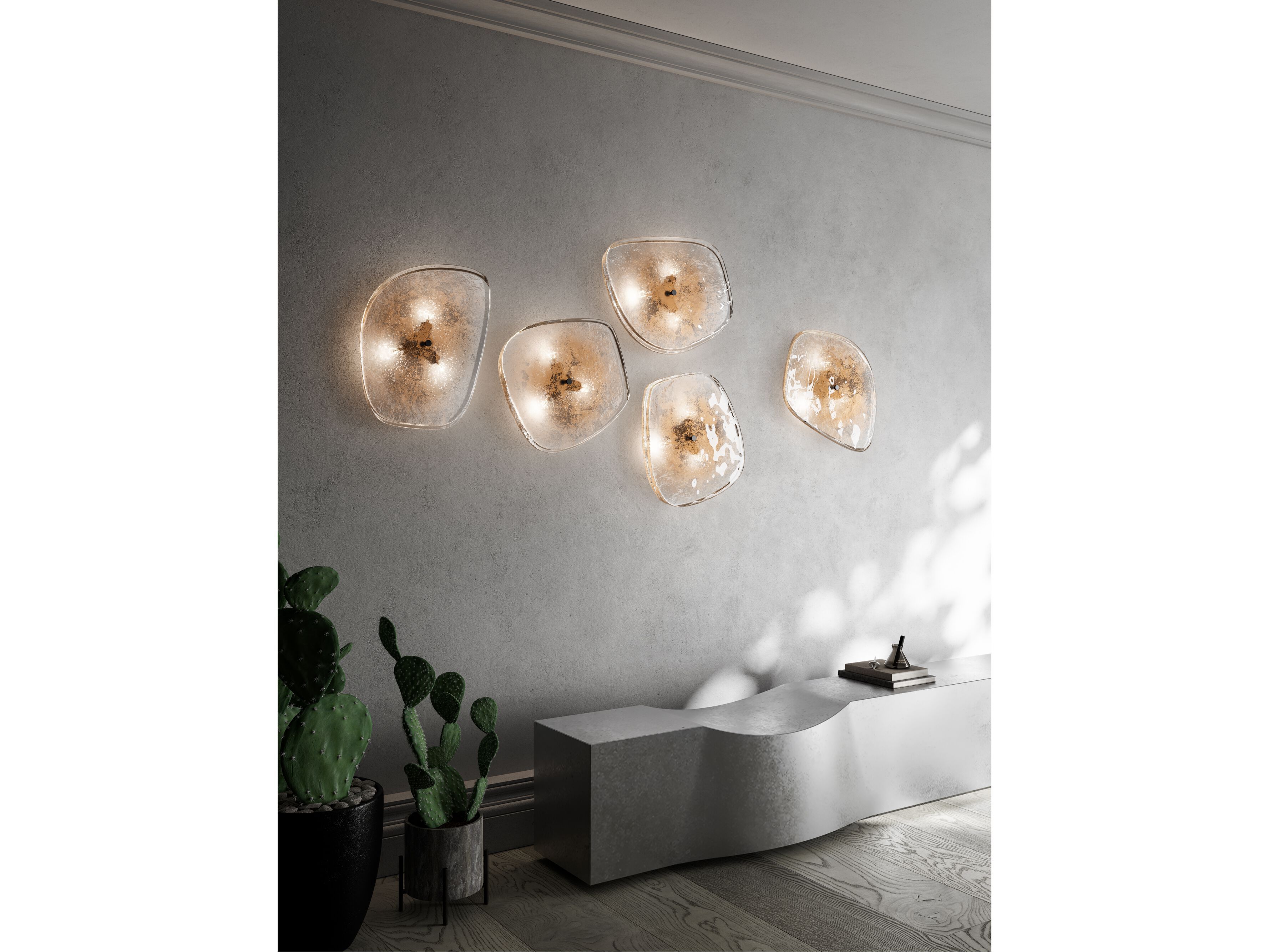 Стеклянный светодиодный настенный светильник ARTE VENEZIANA TAMISO ARCH-00148266 - Вид №1