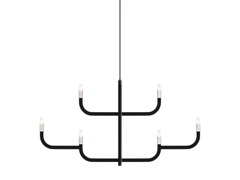 Алюминиевая светодиодная люстра LUCEPLAN J-US ARCH-00123764