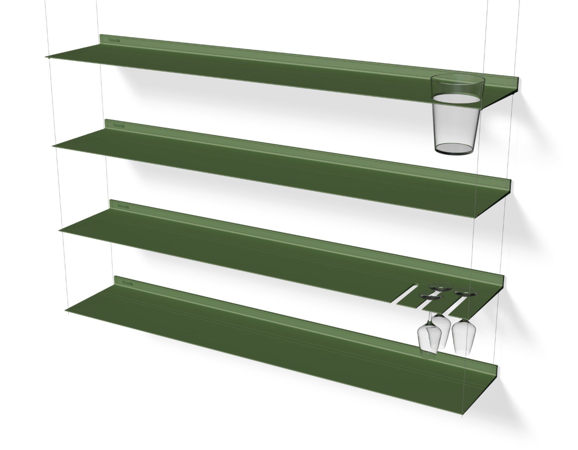 Алюминиевый книжный шкаф / перегородка Strackk ROOM DIVIDER ARCH-00061439 - Вид №14