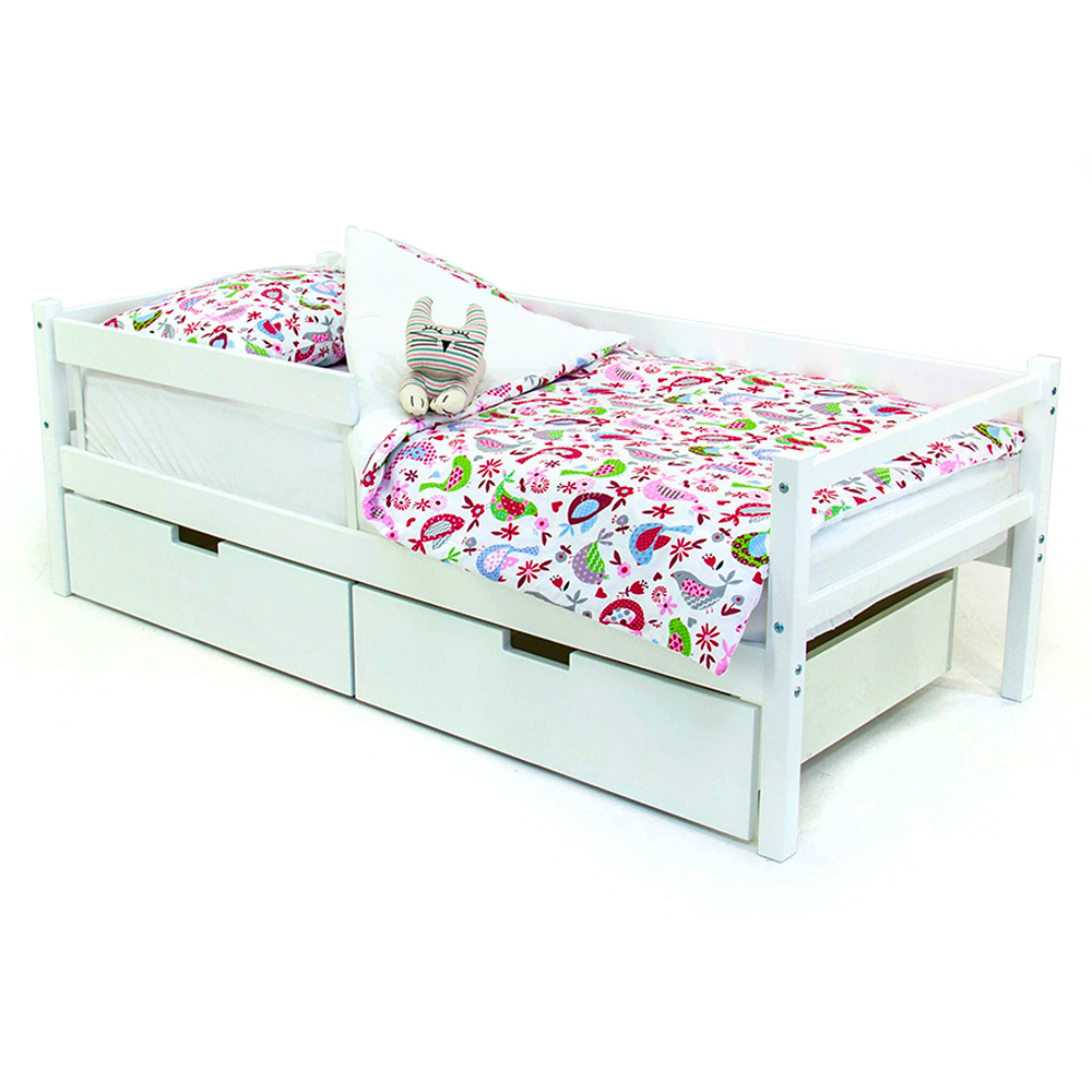 Детская кровать-тахта Svogen белая БЕЛЬМАРКО  326820 Белый Santreyd  - Вид №6