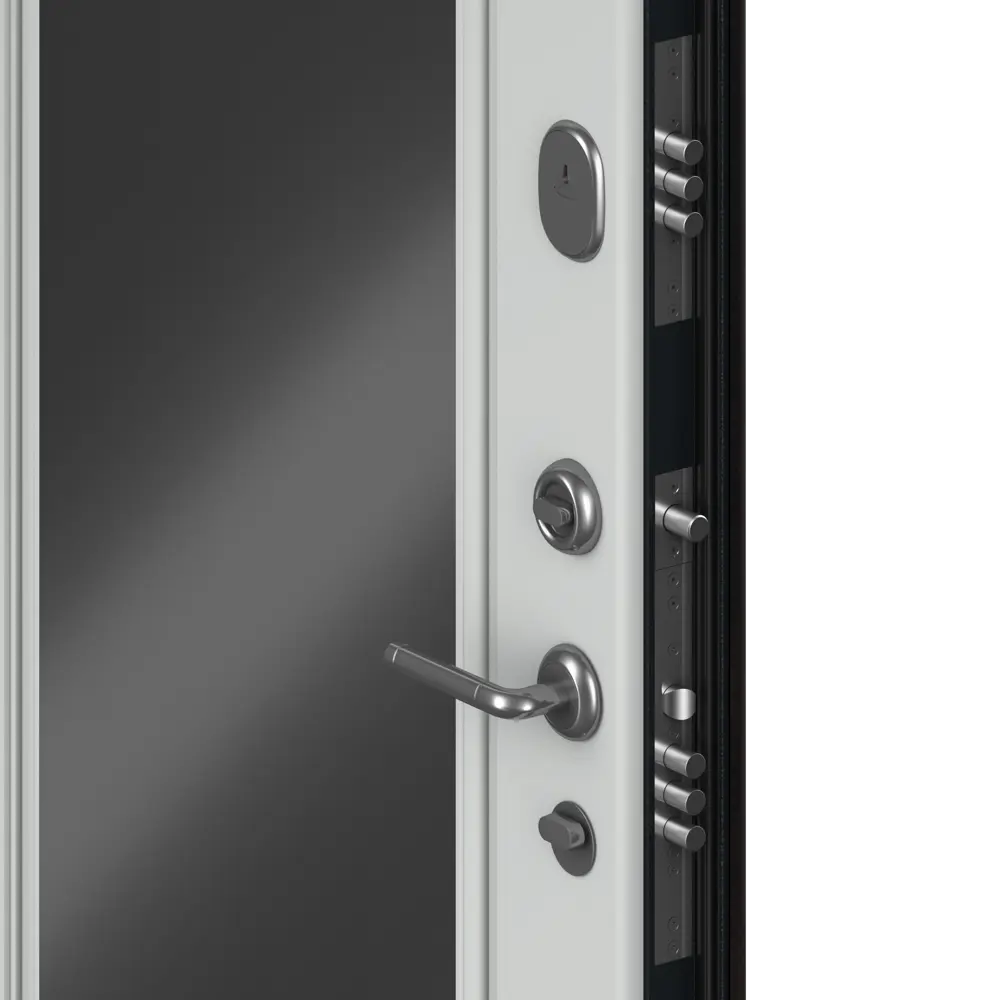 Дверь входная металлическая Премиум New 88x205 см левая белый с зеркалом DOORHAN STLM-2151565 - Вид №4