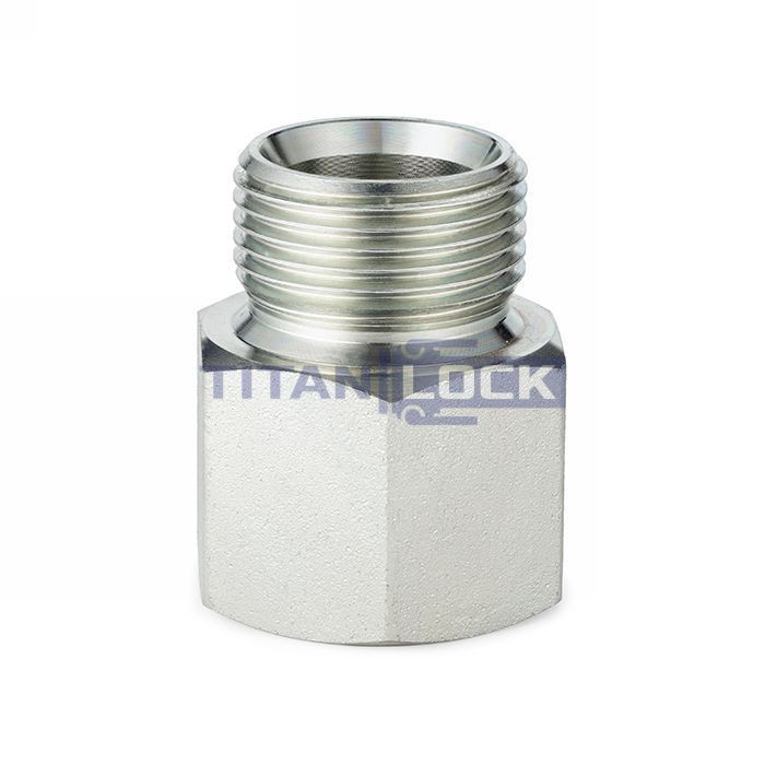 Ниппель переходной сталь, 1", НР BSP/ВР NPT, TL1RMBS-FNP TITAN LOCK  - Вид №1