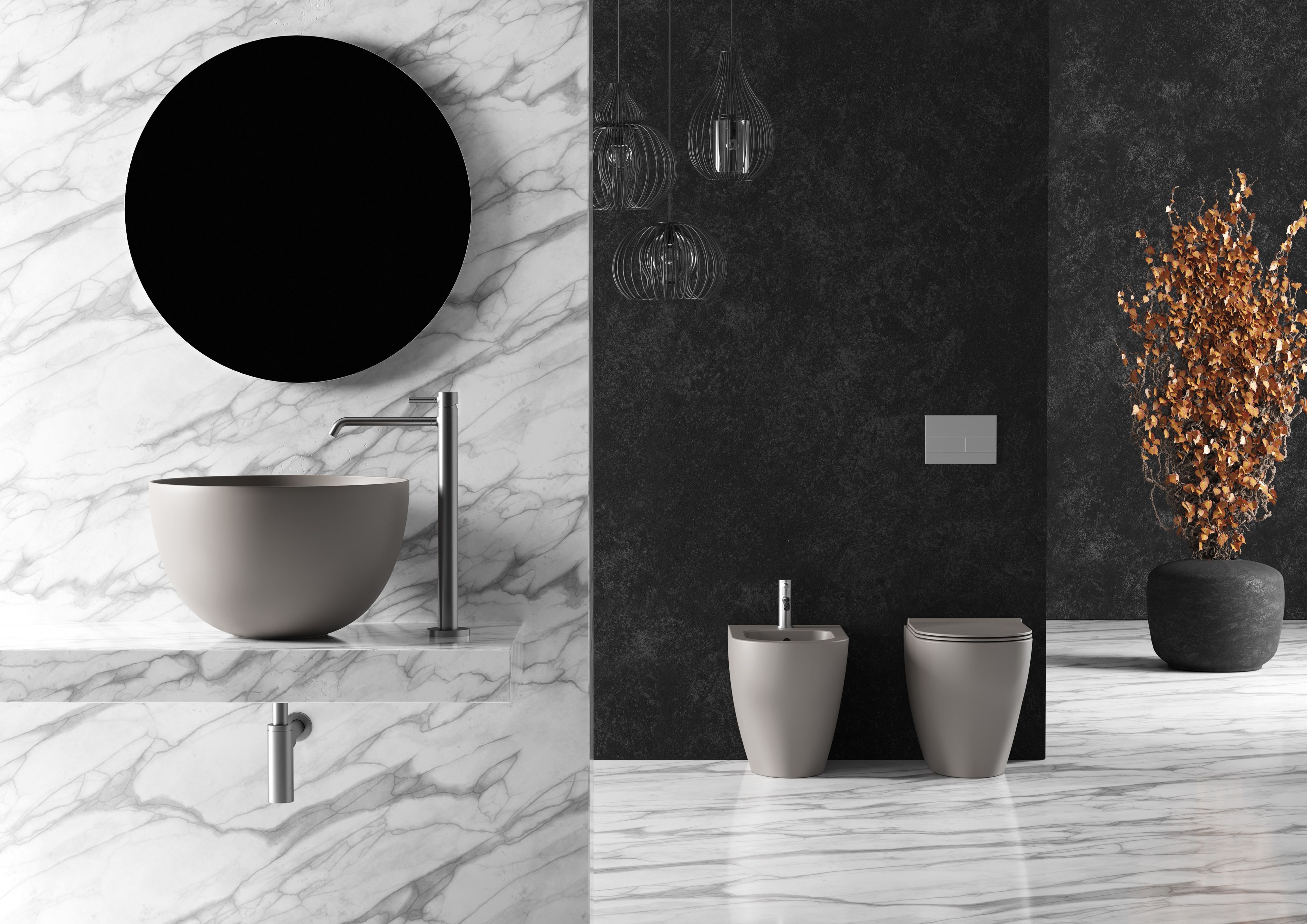 Керамическая круглая столешница Alice Ceramica уникальная ARCH-00034230 - Вид №9