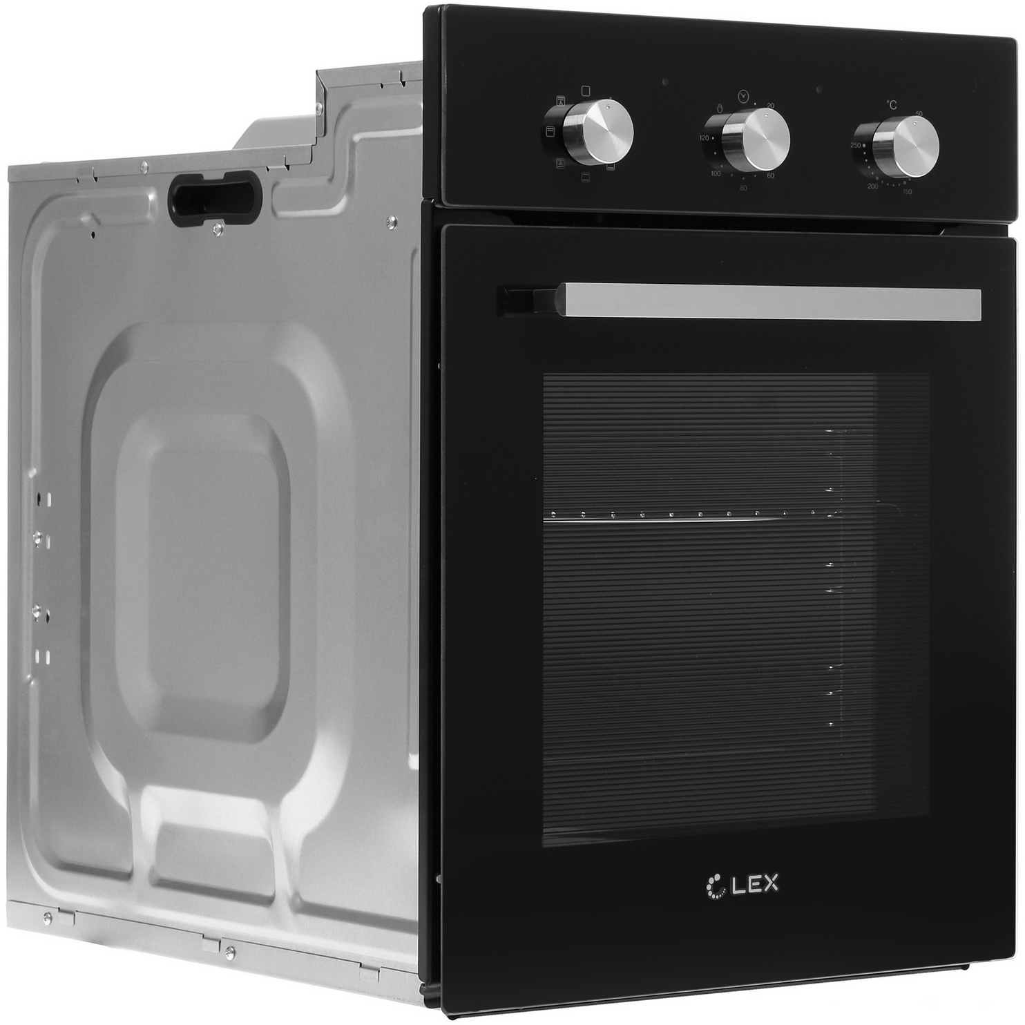 1176377 Электрический духовой шкаф LEX EDM 4570 BL черный STDN-0144773 - Вид №1