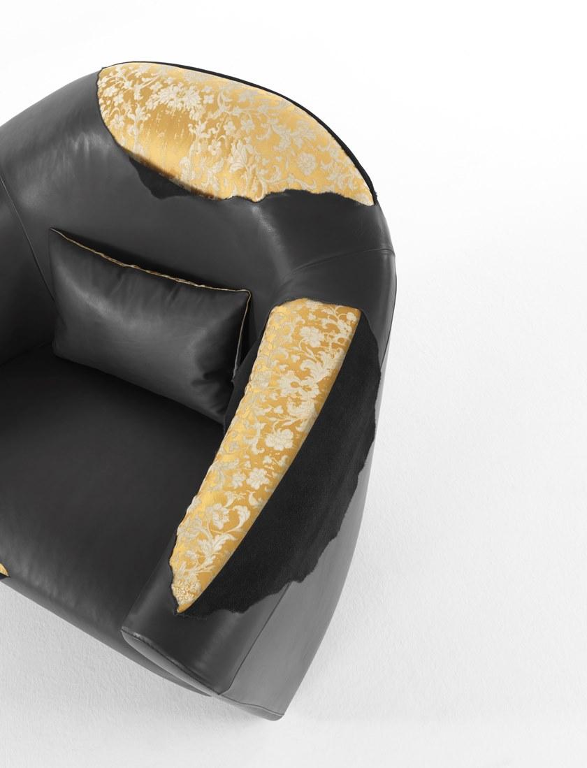 JCP UNIVERSE Кожаное кресло с подлокотниками Flygrade sun-id-1458101 - Вид №2