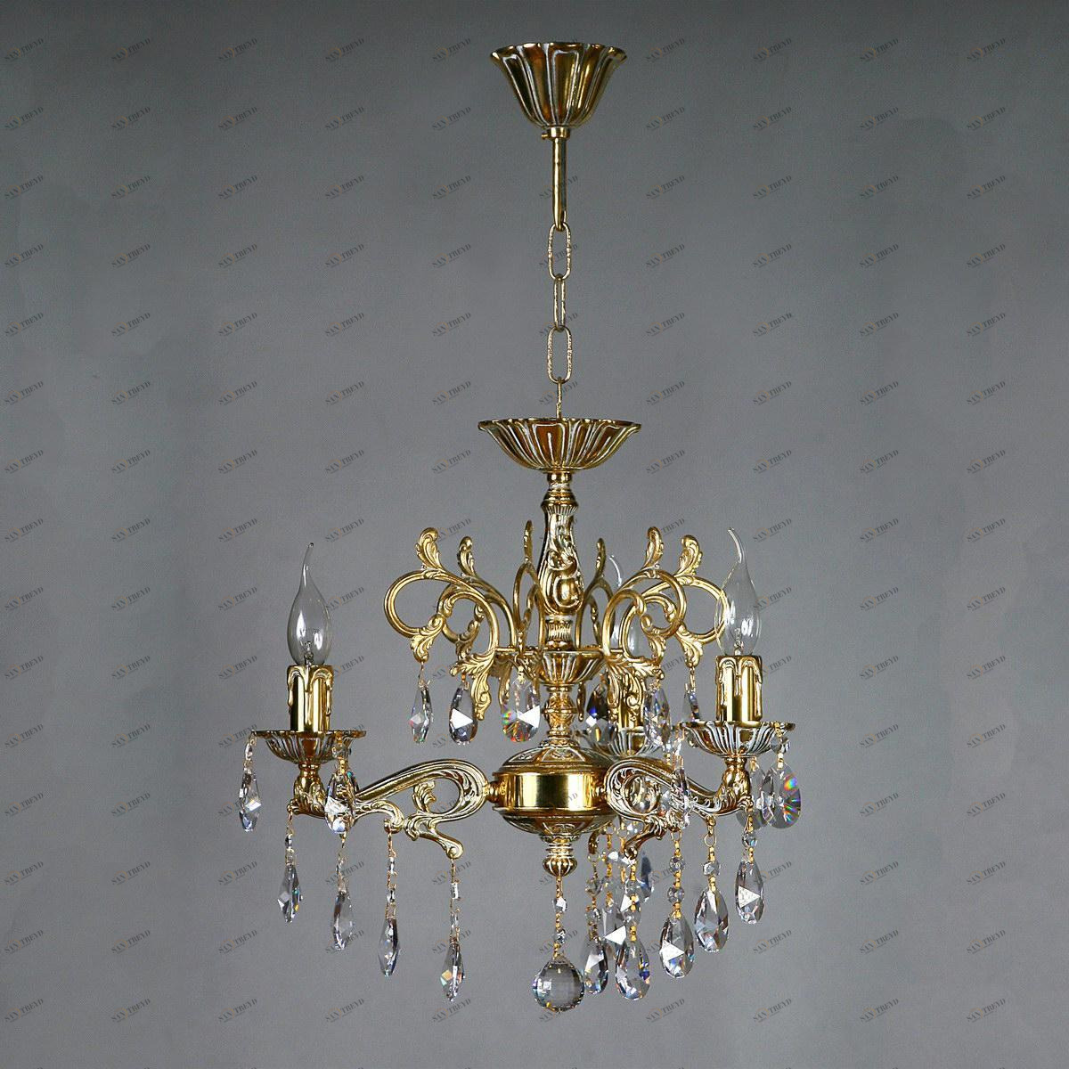 Подвесная люстра Ambiente Leon 2128/3 WP Tear Drop AMBIENTE ДИЗАЙНЕРСКИЕ, LEON 181526 Бронза 