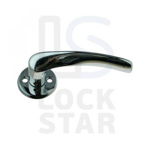 Ручка дверная 12K Ms/CR хром блестящий Santreyd LK01-819