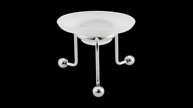 RE725 Мыльница в ванную, настольная, из матового стекла bagno&associati REGENCY Bagno & Associati