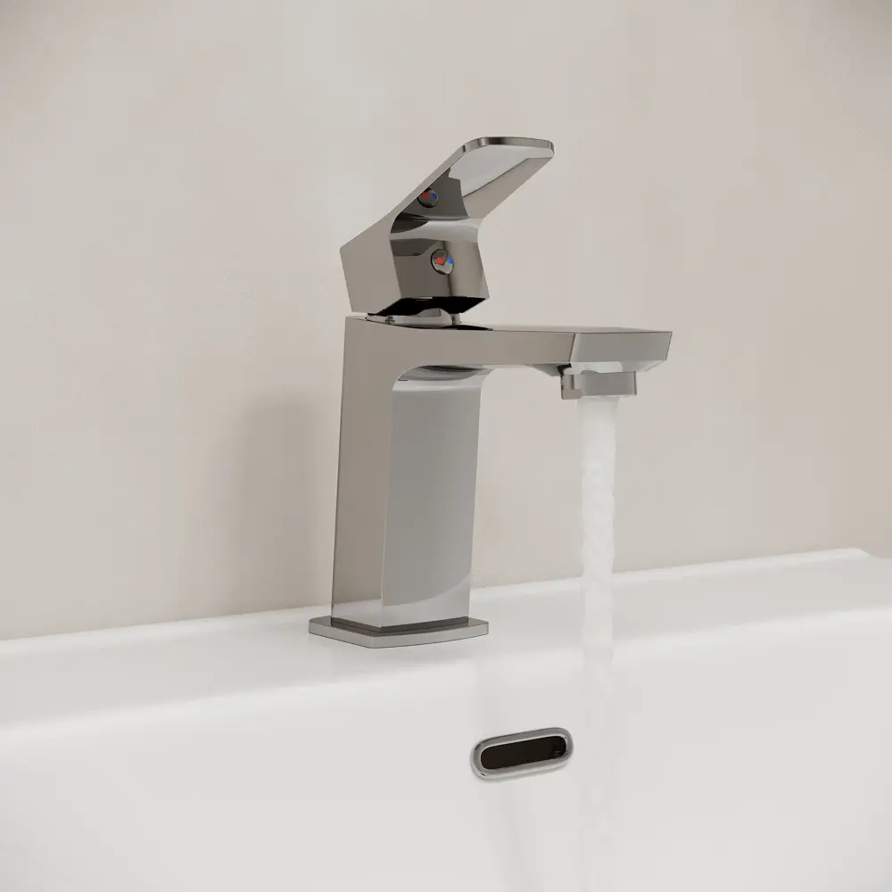 89398605 Смеситель для раковины Iddis Brent BRESB00i01 однорычажный цвет хром STLM-1570513 - Вид №5