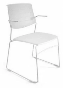 Ares Line Штабелируемый пластиковый стул с подлокотниками Zero9 family