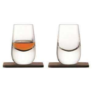 Набор из 2 шотов на подставках 80 мл Whisky LSA INTERNATIONAL WHISKY 00-3863208 Прозрачный