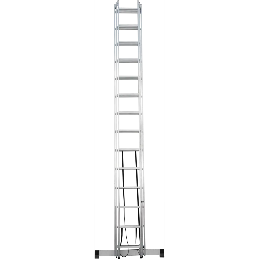 Лестница раскладная выдвижная 3-секционная Standers до 8.93 м 14 ступеней STLM-2018375 - Вид №4