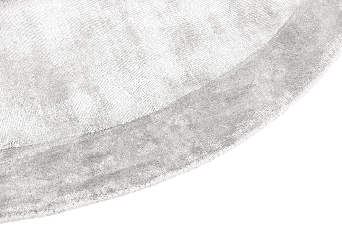 Ковер круглый светло-серый 250 см Tere Light Gray CARPETDECOR ДИЗАЙНЕРСКИЕ, HANDMADE, ДЕТСКИЕ 00-3893105 Серый  - Вид №1