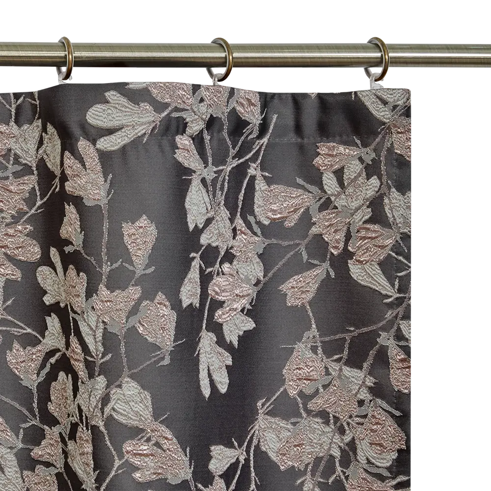 Штора на ленте «Флора» 200x300 см цвет серый MIAMOZA STLM-2098350 - Вид №2