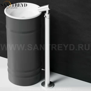 Напольный смеситель ARUB1020SP SQUARE для раковины хромированный матовый