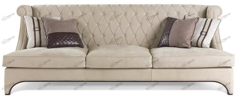 Gianfranco Ferré Home Кожаный диван с тафтингом Bradmore sun-id-1374000