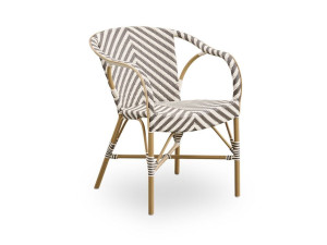 Алюминиевый садовый стул и ArtFibre с подлокотниками