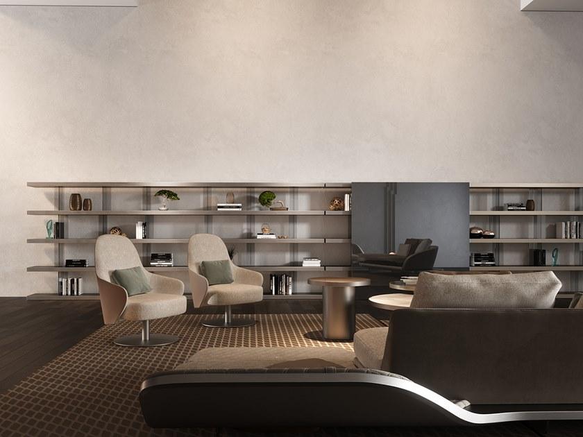 Reflex Модульный открытый книжный шкаф из дерева и стекла Tango sun-id-1360419 - Вид №3