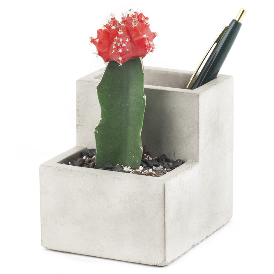 PL02-S Кашпо concrete малое Kikkerland 