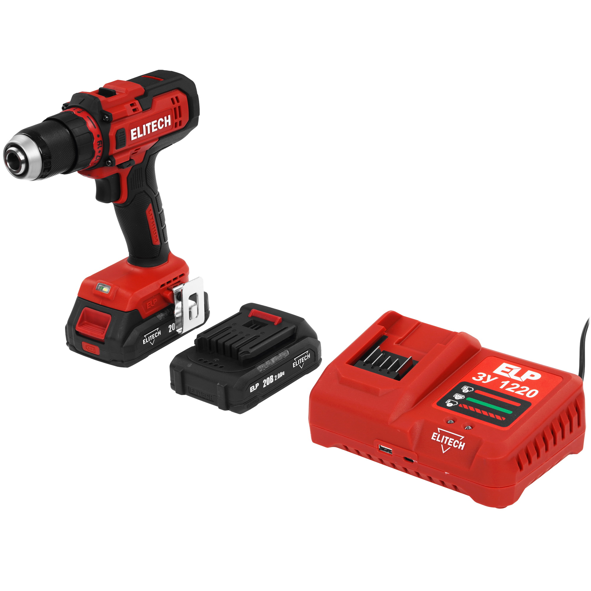 Дрель-шуруповерт Elitech ДА 20СЛ2 9236300 STDN-0119717