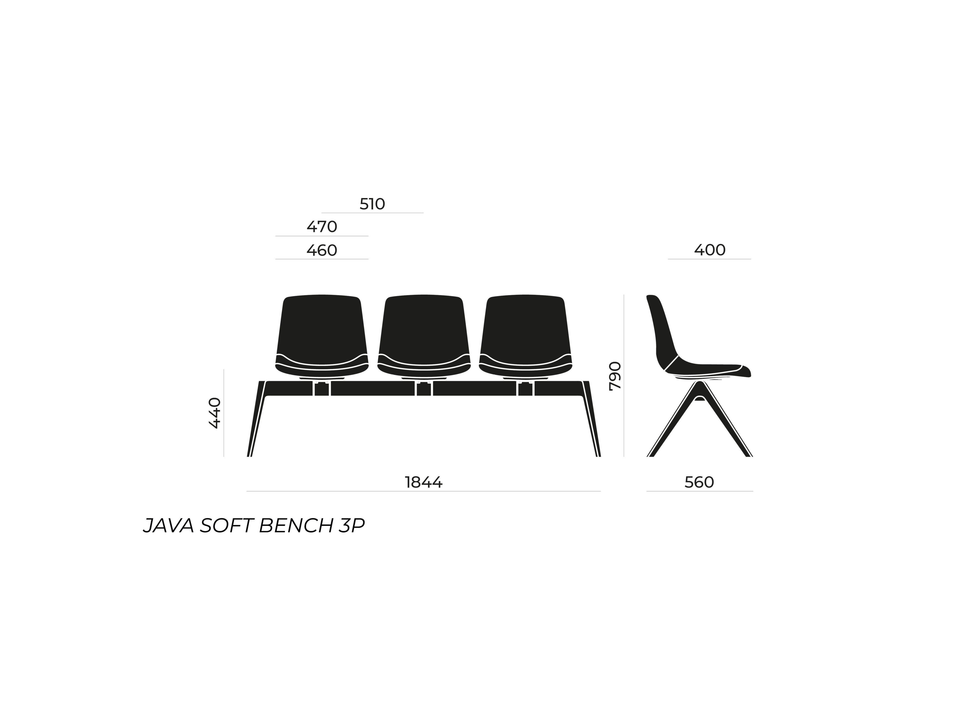 Сидя на полу бар Nahu Java Soft Bench ARCH-00113015 - Вид №6