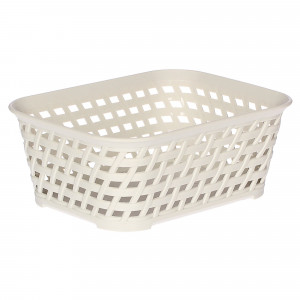 81979772 Корзина для хранения «», 1 л, 18.5х14х7 см, цвет белый Ротанг