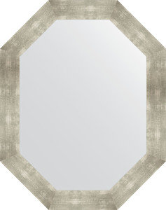 BY 7200 Зеркало в багетной раме - алюминий 90 mm EVOFORM Octagon