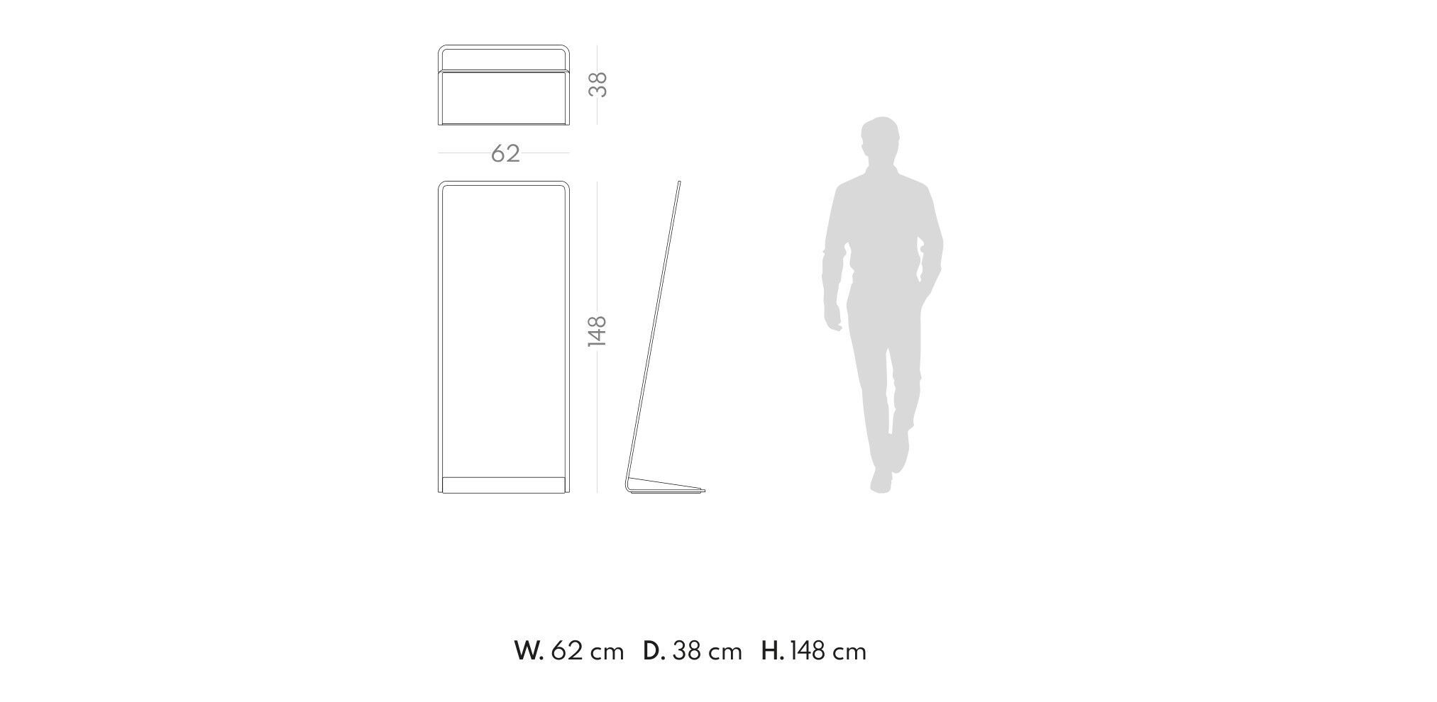 Напольное зеркало в рамке PRADDY Metro ARCH-00053550 - Вид №5
