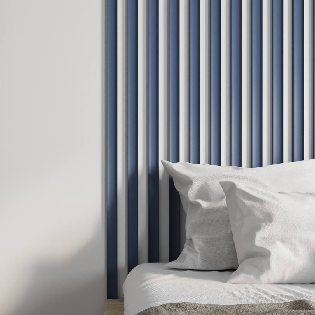 Интерьерная Рейка МДФ STELLA Планкен Рекесс De Luxe Ocean 19*50*2700 (уп.4 шт.) STSR-852 - Вид №1