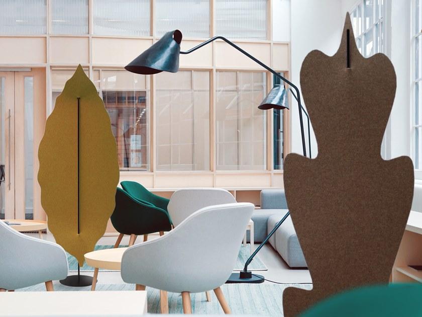 Slalom Отдельно стоящая звукопоглощающая перегородка для офиса Felt sun-id-1359160 - Вид №5