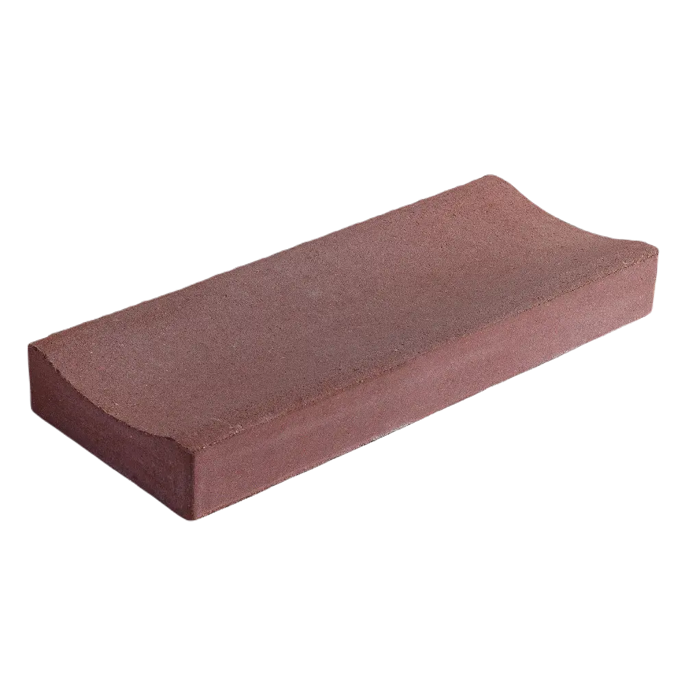 Плитка тротуарная водоотводная BRAER 500x200x60 мм красный STLM-2037827