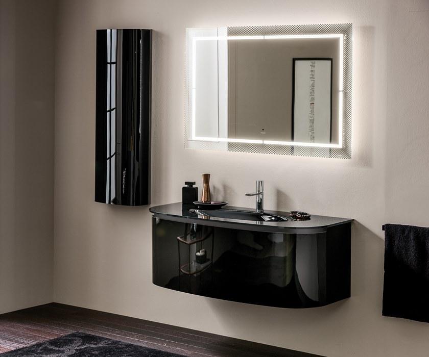 ARTELINEA Мебель для умывальника из эмалированного хрусталя с корзиной sun-id-1358489 - Вид №1