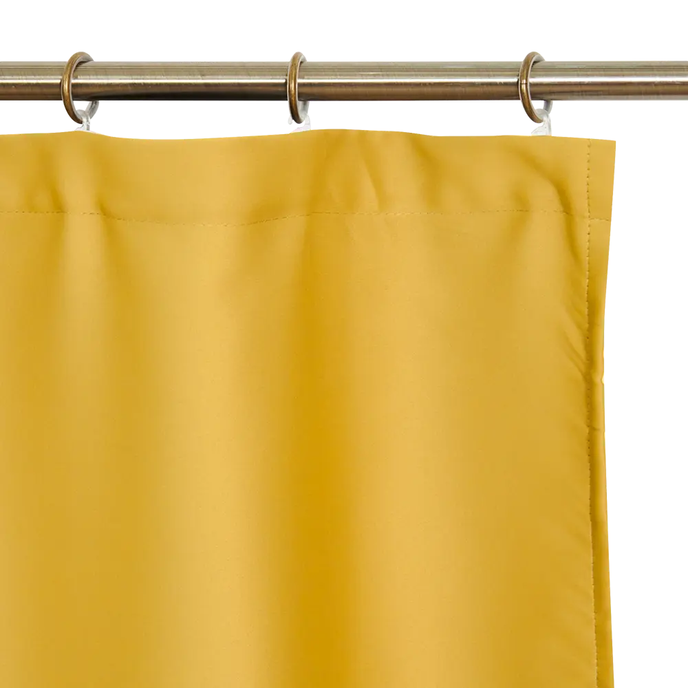 Штора на ленте блэкаут Ален 140x270 см цвет желтый ТОРГОВЫЙ ДОМ ТЕКСТИЛЬ STLM-2114290 - Вид №4