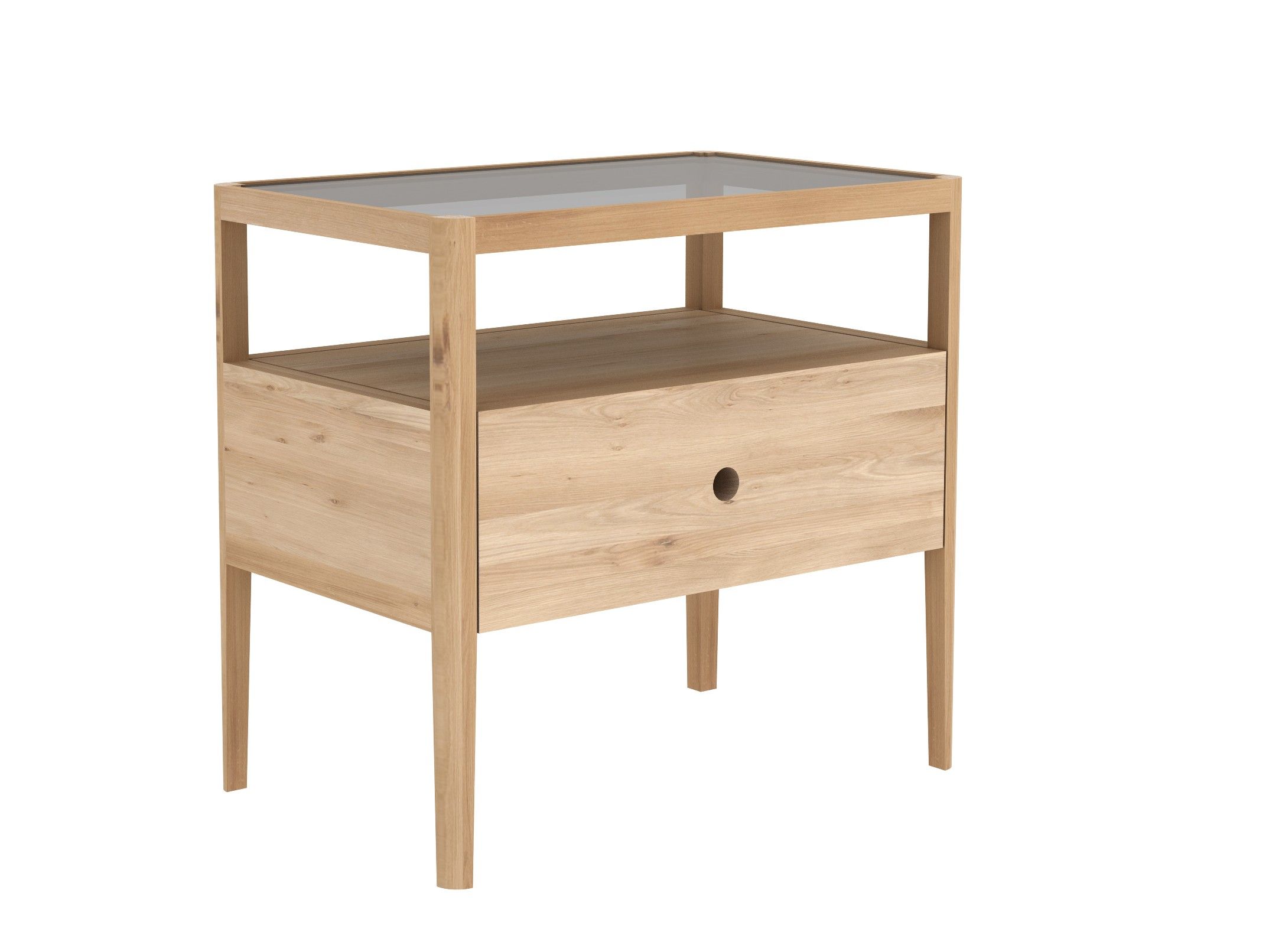 Прямоугольная тумбочка из дуба Ethnicraft Spindle ARCH-00138247 - Вид №1